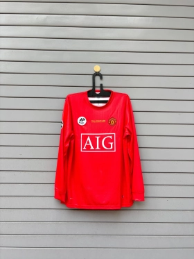 Cristiano Ronaldo Aig Red Full Sleev Signature Embroidery