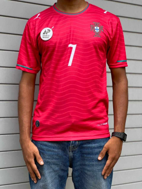 Portugal Ronaldo 2026 Home World Cup Kit, Round Neck & Half Sleeve