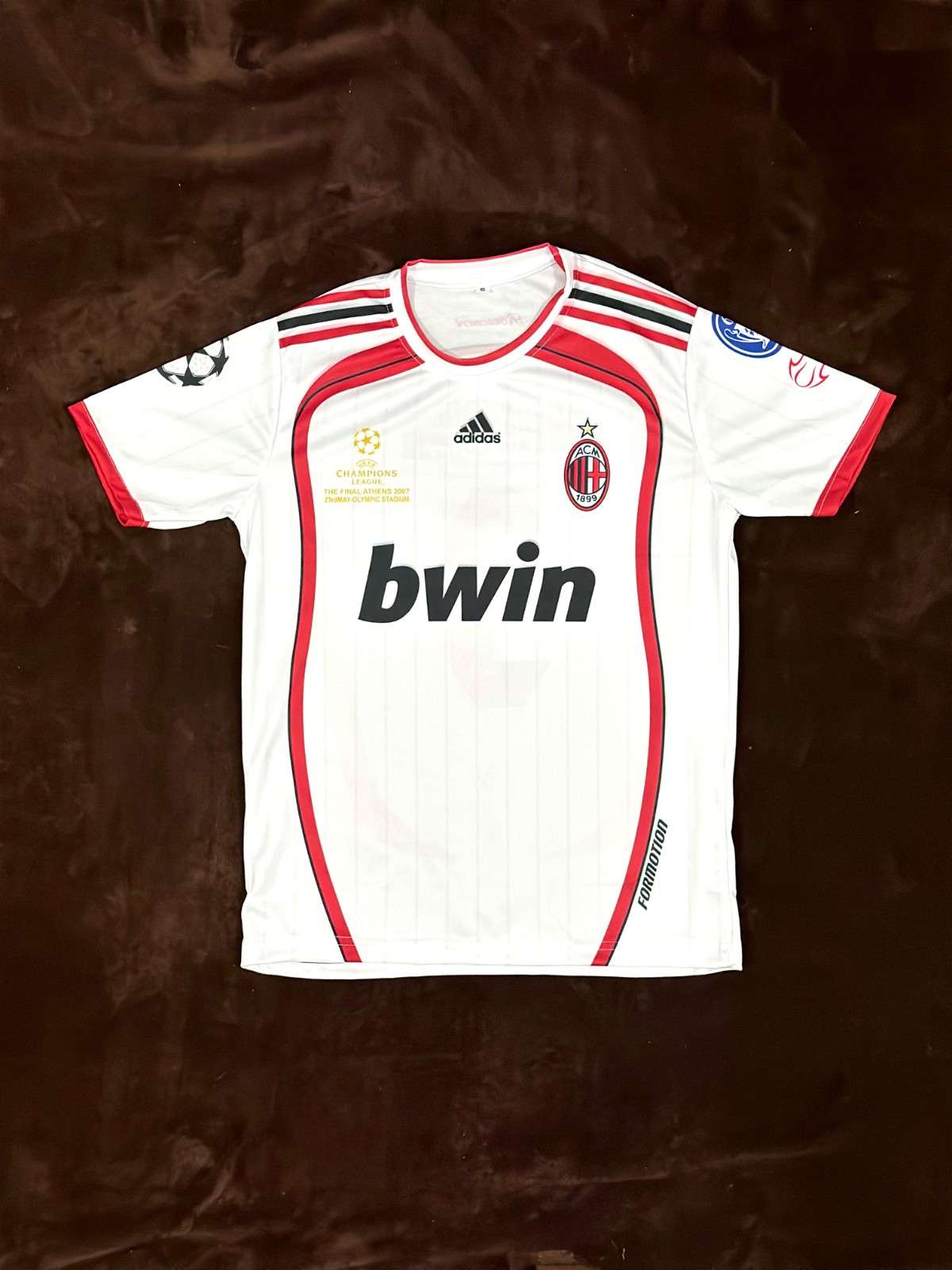 Maldini Ac Milan 2007 Ucl Final Kit, Athens (AP Sports Wear)
