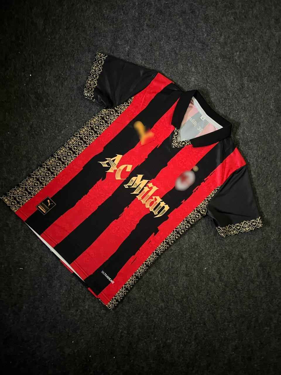 Ac Milan Ronaldinho Special Edition Kit ,collar And Half Sleeve (AP Sports Wear)