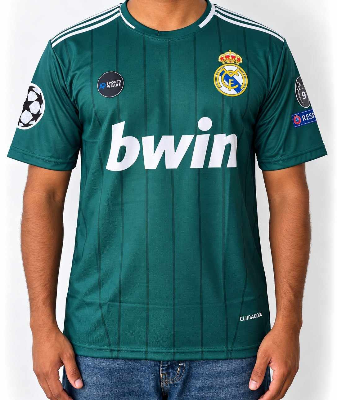 Cristiano Ronaldo Real Madrid Third 2012-13 Round Neck & Half Sleeve (AP Sports Wear)