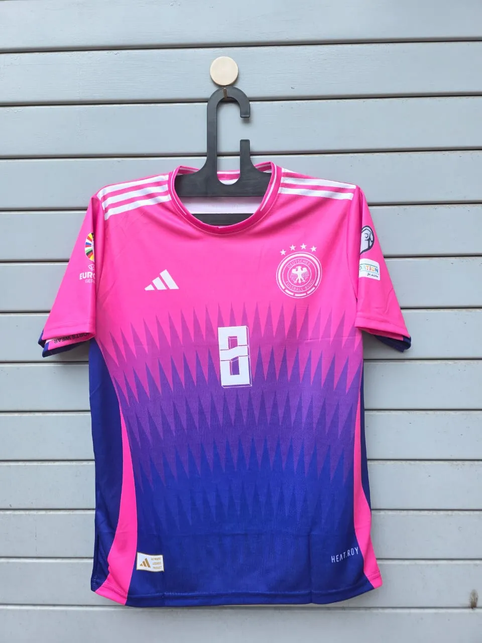 Toni Kroos Germany International Away Kit 2024,round Neck & Half Sleeve (AP Sports Wear)