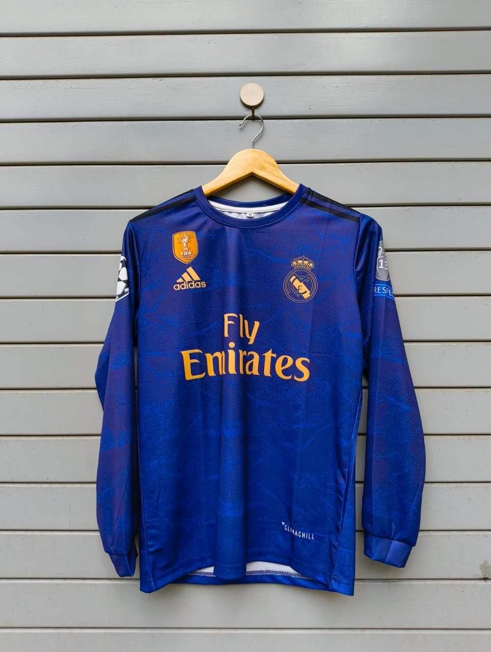 Sergio Ramos Real Madrid Away Kit 2019-20  Long Sleeves  (AP Sports Wear)