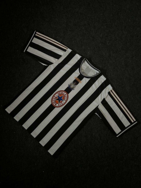 Alan Shearer Newcastle United 1997-99 Home Kit , Round Neck And Five Sleeve. 