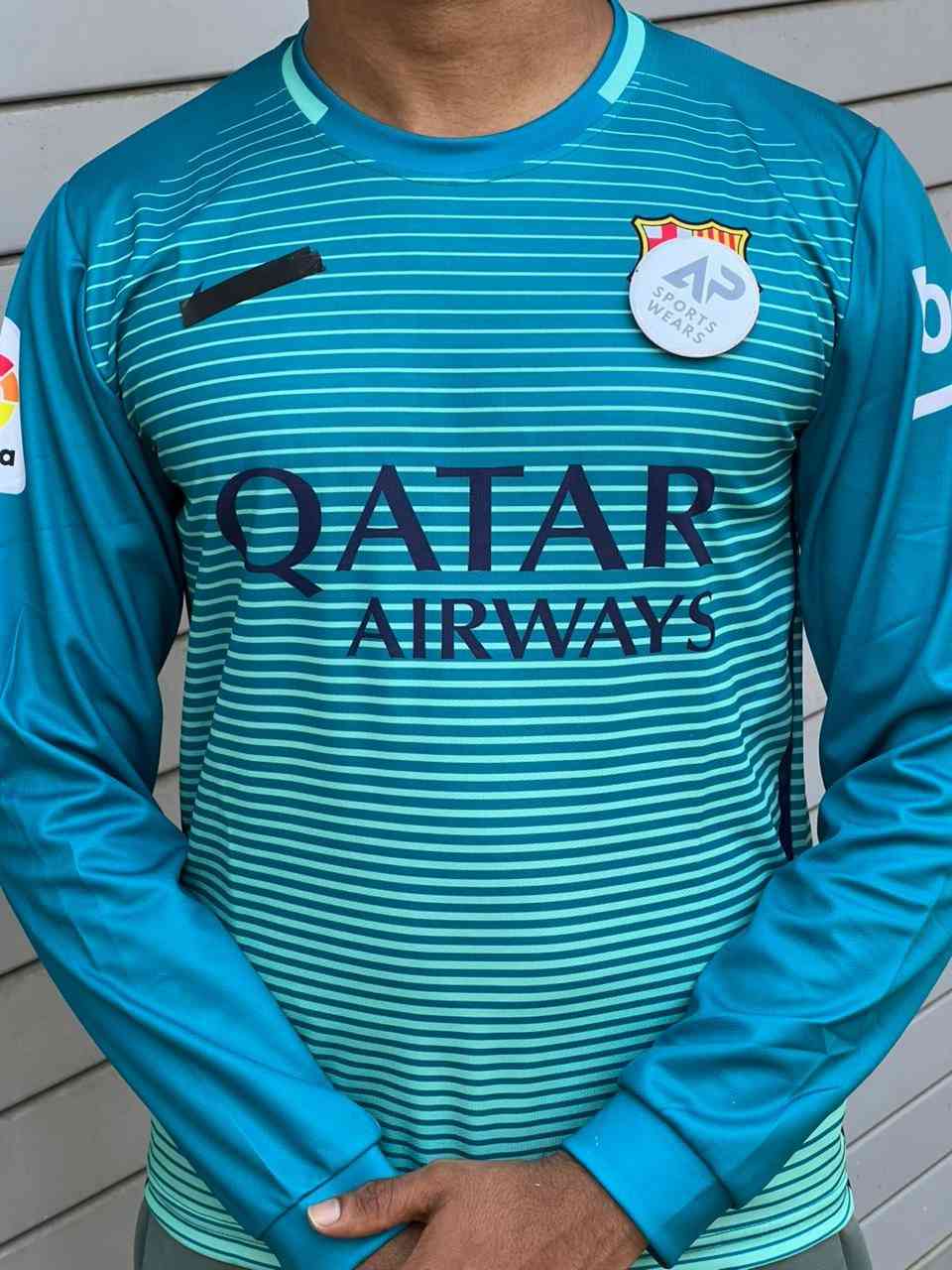 Messi Fc Barcelona 2016-17 Third Kit, Round Neck & Full Sleeve (AP Sports Wear)