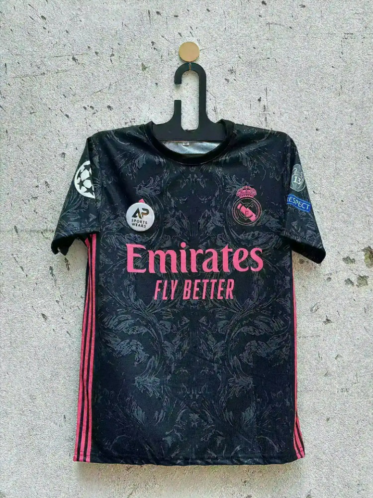 Sergio Ramos Real Madrid Black Retro Jersey Available (AP Sports Wear)