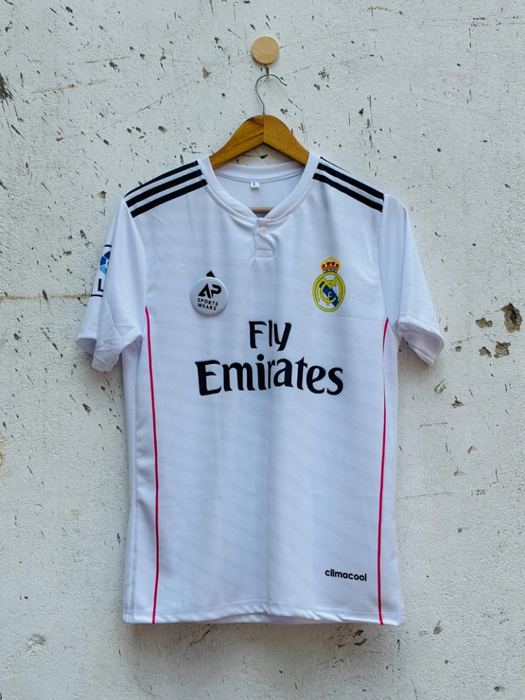 Cristiano Ronaldo Real Madrid 2014-15 Home Kit With Chinese Neck/half Coller (AP Sports Wear)