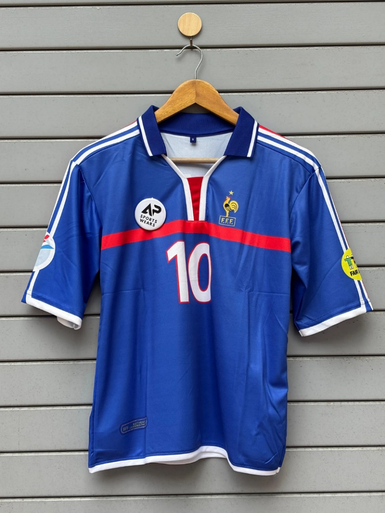 Zinedine Zidane France Coller With Five Sleeve  (AP Sports Wear)