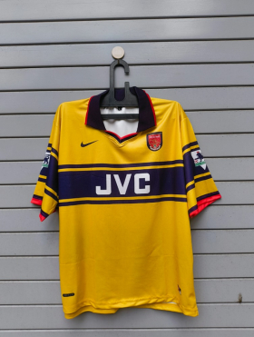  Bergkamp Arsenal Away Kit 1998-99 